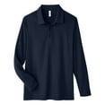 thumbnail image 4 of Core 365 Men's Fusion Chromasoft™ Long-Sleeve Pique Polo S Classic Navy, 4 of 5