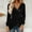 Sequin velvet tops-Black, variant on Velvet Tops for Women Plus Size Ladies' fashionable casual solid color gold velvet sequin long sleeved V-neck top Gray XXL
