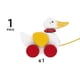 thumbnail image 4 of BRIO Infant & Toddler 30323 - Pull Along Duck Wood Baby Toy with Flapping Wings for Kids Ages 1 and up, 4 of 4