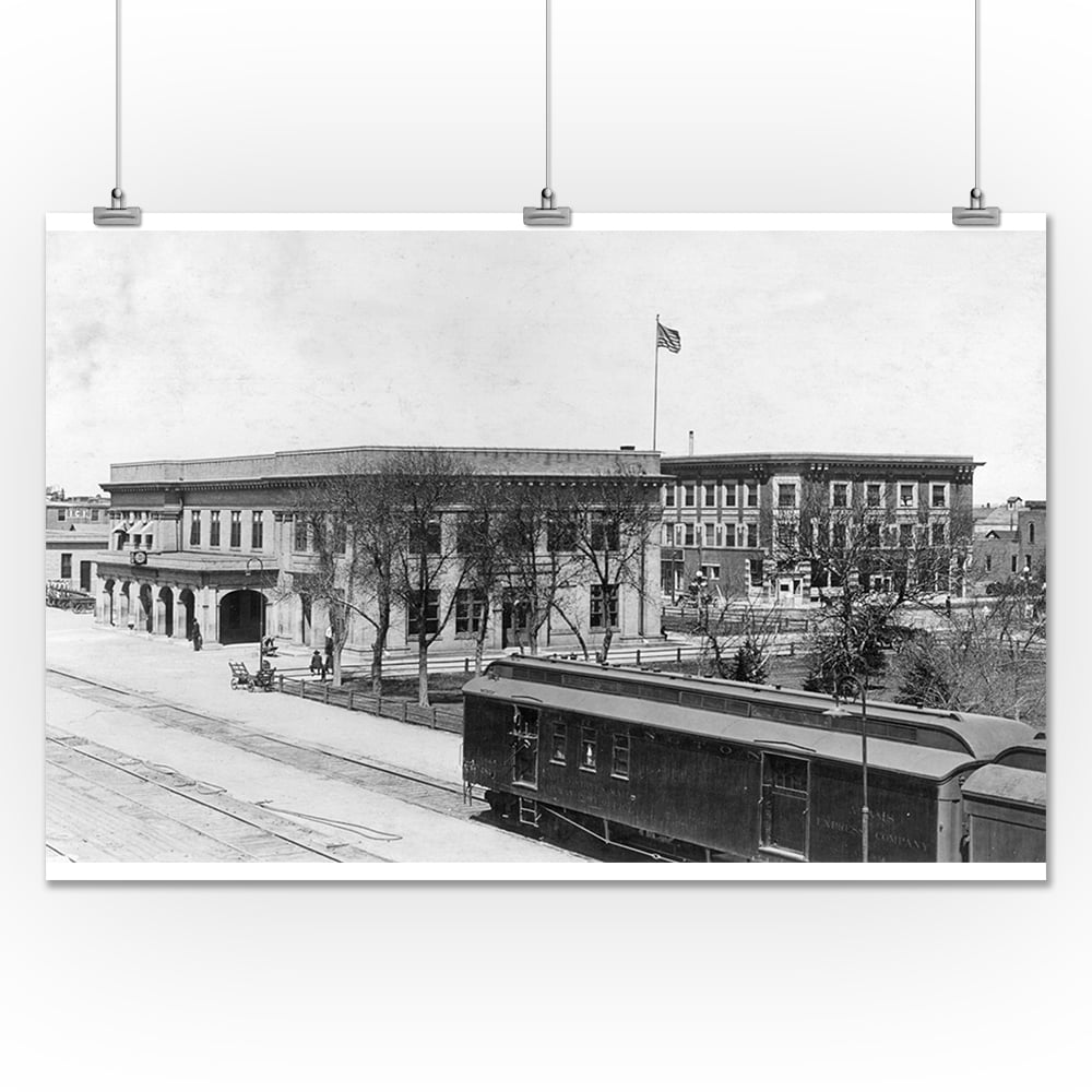 Allience Nebraska Exterior View Of Burlington Depot 24x36
