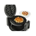 Farberware SingleFlip Waffle Maker, Black with Stainless Steel