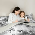 thumbnail image 5 of Castle Fairy 2-Piece Twin Size Comforter Set, Grey Bow and Galaxy Space Print, 5 of 8