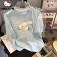 thumbnail image 2 of Sanrio Cinnamoroll T Shirt Summer Fashion Cartoon For Y2k Girls Casual Loose Cute Clothes Tops Women Harajuku Street Style Top qiuyongming unisex, 2 of 2