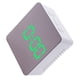 thumbnail image 5 of Riwesomey TS-S70 Reloj de espejo cuadrado LED digital con espejo multifuncional con temperatura Artesanía No.02 Riwesomey GJ4346-02B, 5 of 6