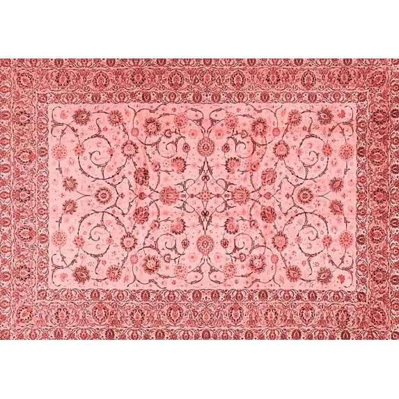 Ahgly Company Indoor Rectangle Persian Red Traditional Area Rugs, 7' x 10'