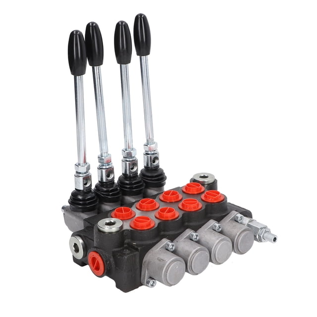 Válvula De Control Hidráulica, Válvula De Doble Efecto De Hierro Fundido, 1/2 Pulgada De Diámetro, 4 Carretes, 16,2 MPa Para Carretilla Elevadora