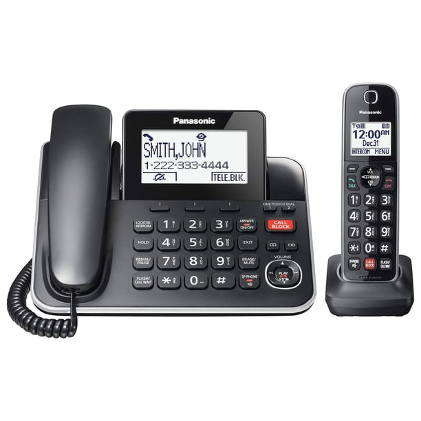 Teléfono Fijo Panasonic KX-TGF870 Base con Cable y 1 Auricular