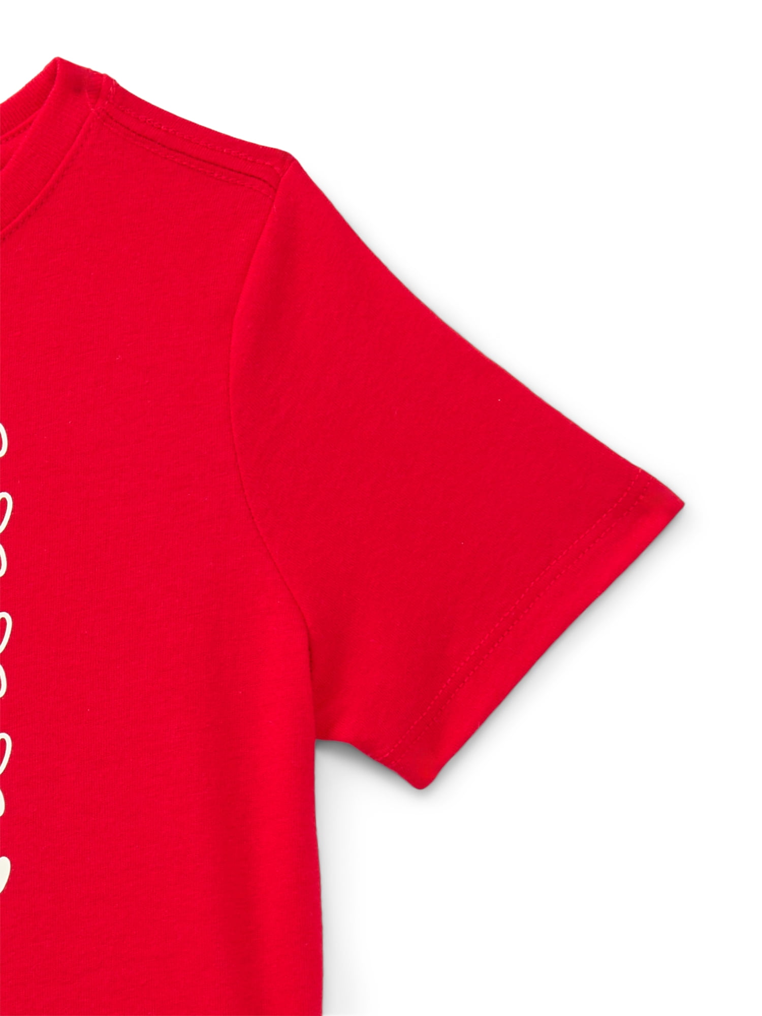 Valentine’s Day Toddler Boys or Girls Short Sleeve T-Shirt from Way to Celebrate, Sizes 12M-5T