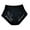 Black, variant on Women's Sheer Striped Mesh Briefs High Spring Comfort Ice Silk Panties 22/24 Panties