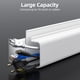 thumbnail image 5 of Organizador de cables Cable Management Yecaye, 4 m, autoadhesivo, color blanco, 5 of 7
