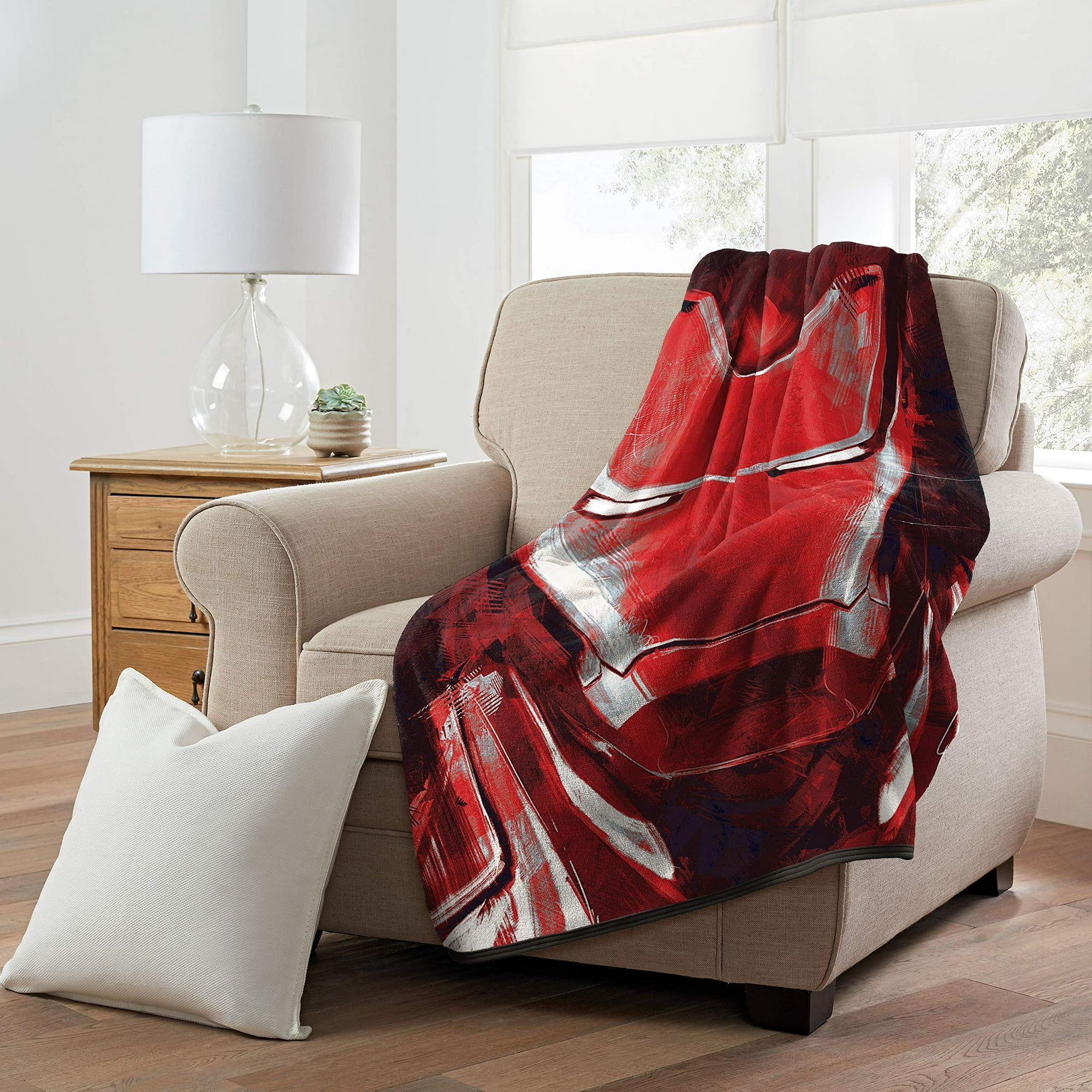 Avengers 4 Iron Man s Threat Micro Raschel Throw Blanket