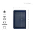 thumbnail image 2 of Molde para tartas KitchenAid, antiadherente, acero aluminizado, 23 x 33 cm, color azul, 2 of 7