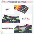thumbnail image 3 of FORMRS Long Sleeve Top and Pants Pajama Set for Niños 2-Piece Sleepwear, Sizes 18M-8Y, Colorful Space Cat, 3 of 6