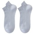 thumbnail image 6 of harmtty Cotton Boat Socks Mesh Short Socks 1 Pair Women Socks Hollow Out Mesh Thin No Odor Solid Color High Elasticity Anti-slip Breathable Soft, 6 of 8