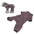 thumbnail image 4 of Dog Apparels, Fashionable Dog Striped Pajamas Polyester Breathable Pullover Design 4 Legs  For Home For Summer XS,S,M,L,XL, 4 of 8