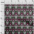 thumbnail image 1 of oneOone Georgette Viscose Fabric Paisley Ikat Printed Fabric 1 Yard 42 Inch Wide, 1 of 4
