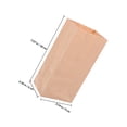 thumbnail image 2 of HOOWIFFY 50Ud Bolsa Kraft Color Para Embalaje Y Regalos Con Elegante Y Resistente, 2 of 6