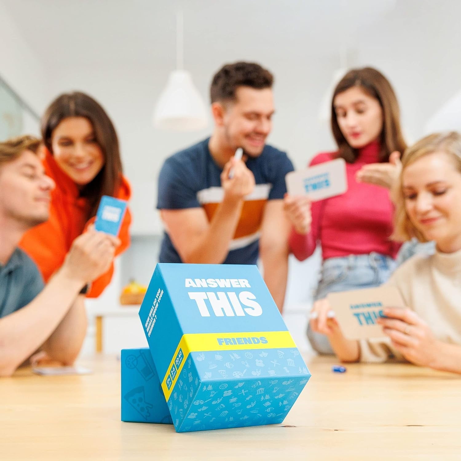Answer This: Friends - How Well Do You Know Your Family & Friends? - Fun Party Card Game 2-6 Players