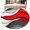 Red Black Gray, variant on Round Rugs 6Ft, Red Black Ombre Round Area Rug Washable Indoor Throw Carpet, Modern Abstract Aesthetics Geometric Moire Soft Non Slip Circle Rug for Office Cabinet Home Decor Aesthetic