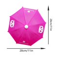 thumbnail image 1 of Pare-soleil Imprimé Biker Petit Parapluie Livraison Homme Mini Téléphone Cellulaire, 1 of 14
