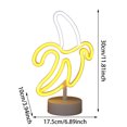 thumbnail image 2 of Boreal Craft Real Star Constellation Projector Neon Signs With Holder Base USB Or Battery Powered Neon Light LED Desktop Wall Decoration Various Parties Decoration Of Business Premises(Banana), 2 of 7