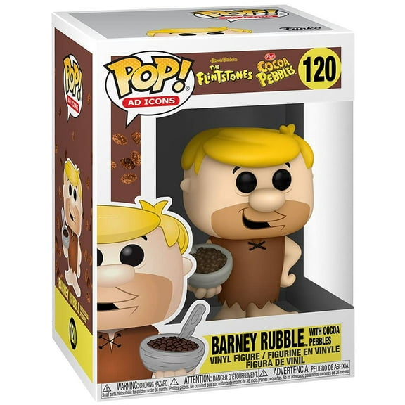 Funko Pop! Ad Icons: The Flintstones Cocoa Pebbles - Barney with Cereal Figure