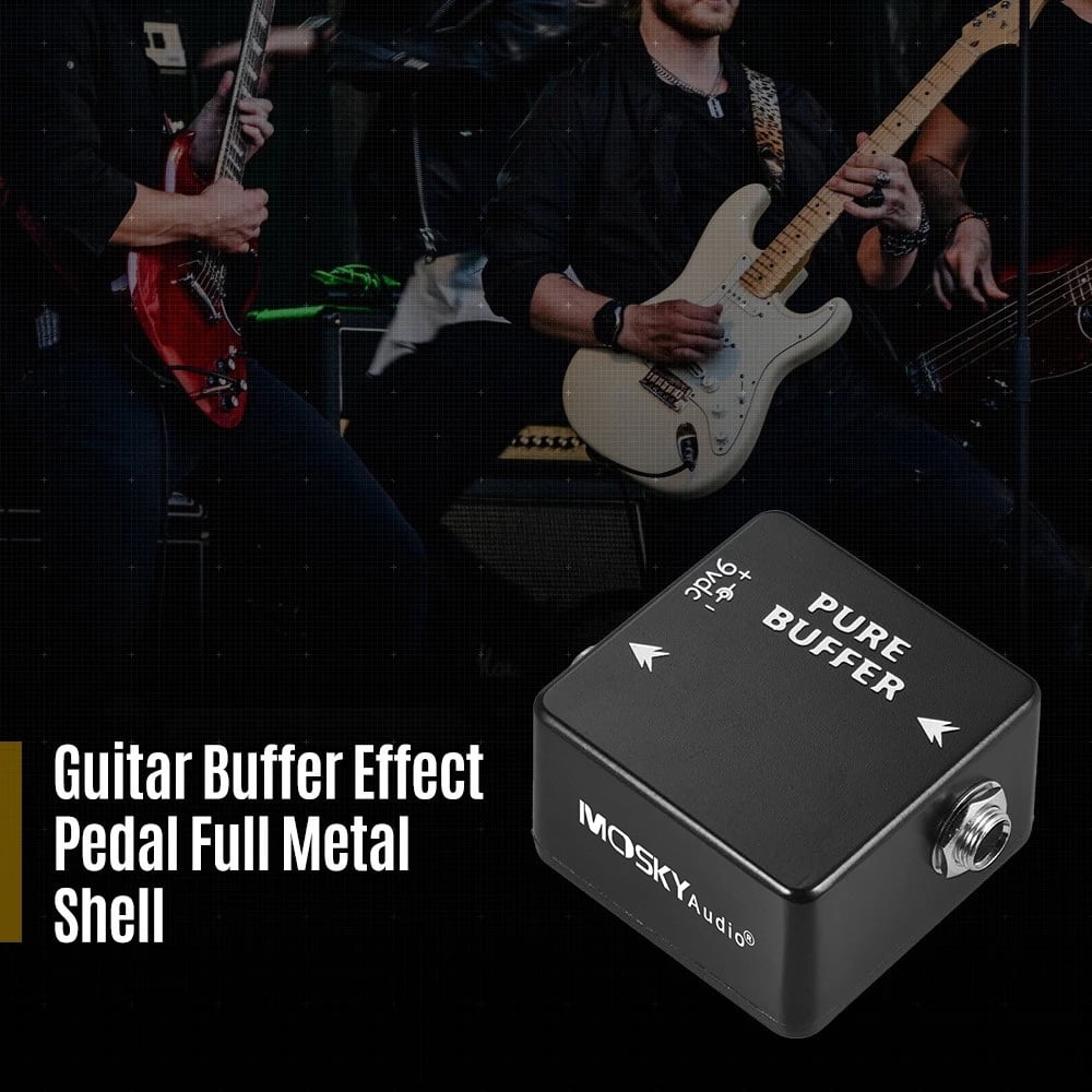 Sorven mosky effect pedal Buffer Pedal Electric Guitar Buffer Pedal Effect Pedal Buffer Pedal MOSKYAudio PURE BUFFER Guitar Buffer Effect Pedal Full Metal Shell