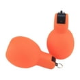 thumbnail image 3 of 2 piezas a mano exprime silbatos de entrenadores fuertes silbatos para árbitros de baloncesto Naranja, 3 of 8