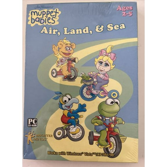 Jim Henderson's Muppet Babies Air, Land & Sea Educational Software Game (PC CD-ROM)