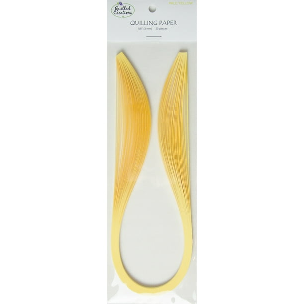 Quilled Creations Quilling Paper Pale  Yellow  1 8  