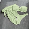 thumbnail image 4 of Babysbule Bikinis for Women Three-piece Suit Women's Bandage Solid Summer Bikini Push-Up Padded Swimwear Swimsuit Beachwear Set, 4 of 4