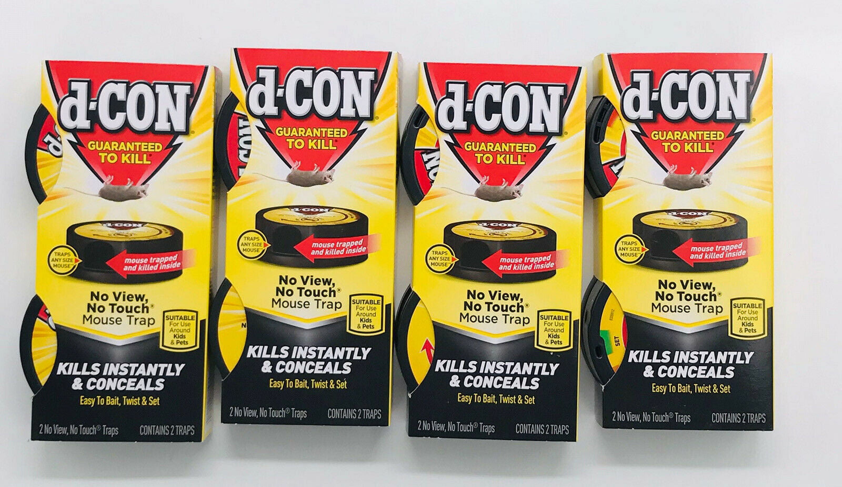d-CON Guaranteed to Kill No View, No Touch Mouse Trap - 2 Count