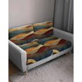 thumbnail image 3 of Vintage Green Blue Couch Cushion Covers Stretch, Washable Sofa Seat Covers Individual Seat Cushion Sofa Slipcovers Farmhouse Retro Art Couch Cover Furniture Protector M-1PCS, 3 of 7