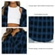 thumbnail image 4 of Blusas De Moda, Camisas A Cuadros Para Mujer, Cómodas, Respetuosas Con La Piel, De Un Solo Pecho Para Citas Para El Club ANGGREK No, 4 of 6