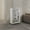 White, variant on TUHOME Bellagio 40" Tall Four-Tier Base Cabinet with Six Open Cubbies, Modern Storage