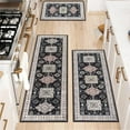 thumbnail image 4 of Ileading 3 Pieces Boho Kitchen Rug Sets Non Slip Soft Kitchen Mat Floor Mat for Kitchen, Laundry Room and Hallway, 4 of 13