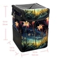 thumbnail image 5 of Starry Plants Foldable Car Trash Bin with Lid, Leak-Proof Hanging Storage Bag - Car Garbage Can, Car Trash Bin, 5 of 6