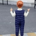 thumbnail image 4 of Uccdo Baby Winter Down Snow Pants Overalls Snowsuit Toddler Boys Girls Warm Down Jumpsuit Zipper Snow Bibs Pants 6M-4T, 4 of 6