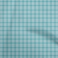 thumbnail image 1 of oneOone Cotton Cambric Light Blue Fabric Check Craft Projects Decor Fabric Printed By The Yard 56 Inch Wide, 1 of 4