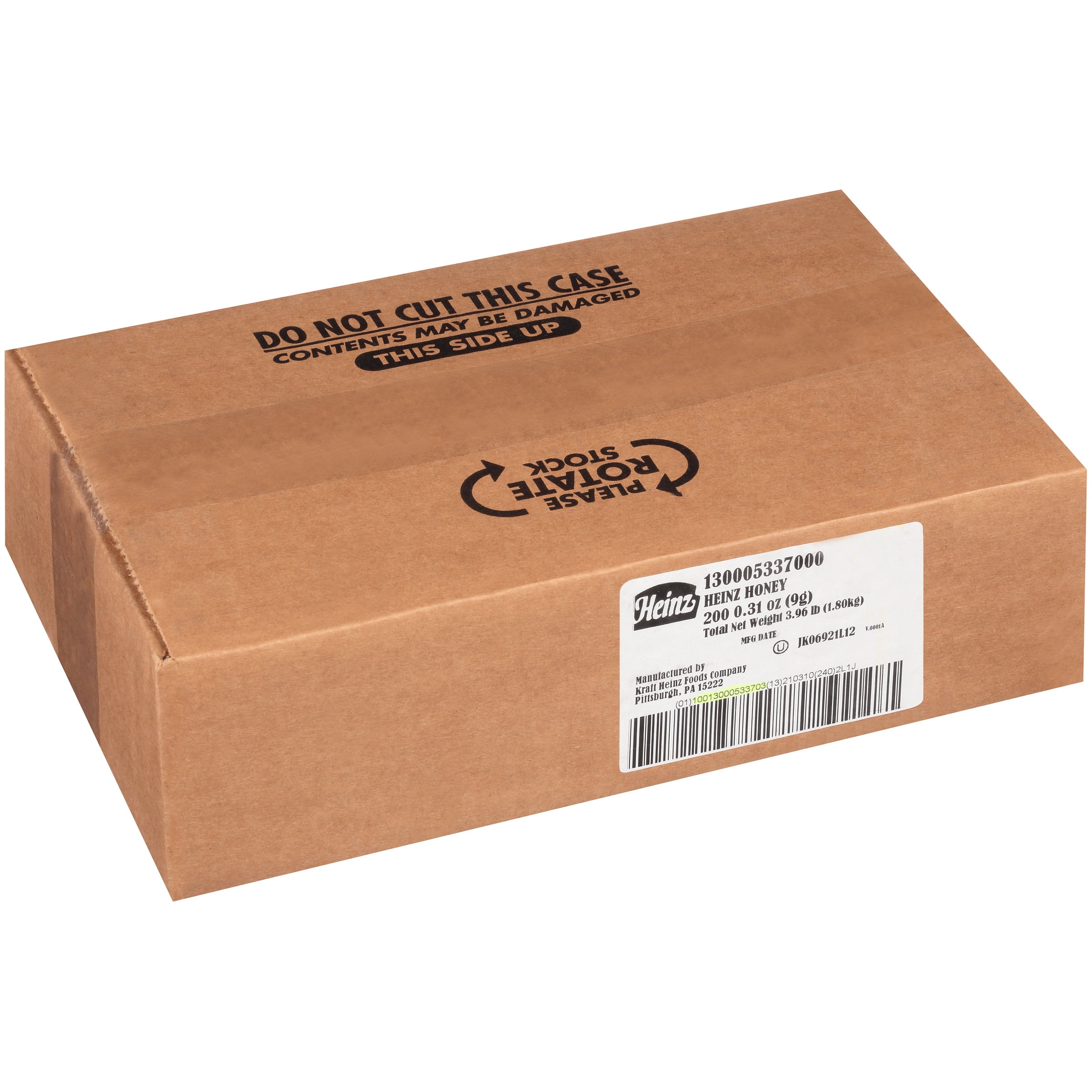 Heinz Honey, 9 g. Single Serve Packet, 200 per Case