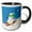 Black/White, variant on 3drose, Funny Snowman Joke Silly Humor, 15oz Mug