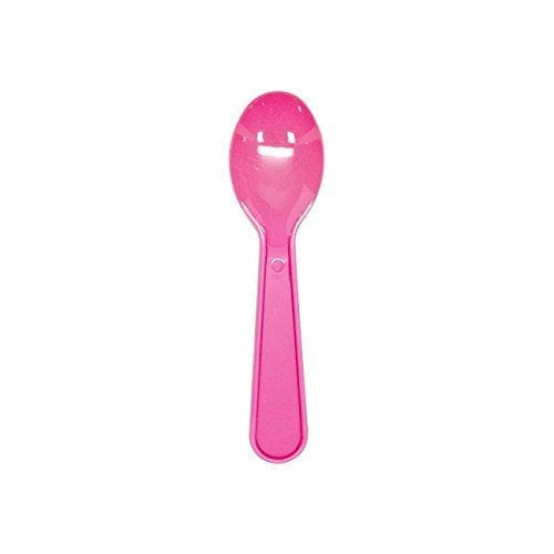 Choice 3 Neon Plastic Taster Spoon with Assorted Colors - 3000/Case
