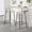 White, variant on Set of 2 Counter Stools, Handwoven Paper Rope Bar Stools Boho Round Dining Pub Chairs for Kitchen (White)