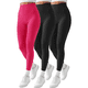 thumbnail image 1 of Set 3 Mallones Mujer Leggings Stretch Leggins Mayon Mallas, 1 of 9