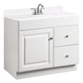 thumbnail image 4 of Pemberly Row 36 -" Bathroom Wood Vanity Without Top in White, 4 of 6
