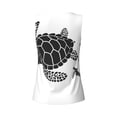 thumbnail image 6 of Goofa Family Of Sea Turtles Printed Womens Workout Tops for Women Sleeveless Yoga Shirts Athletic Running Tank Tops Sleeveless Gym Clothes Workout Apparel-XX-Large, 6 of 9