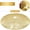 Gold, variant on Christmas Tree Skirt,24" Sequin Double Layers Tree Mat Xmas Tree Decorations