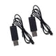 thumbnail image 4 of Cable de carga USB Zulema 2 uds 3,7 V para HS190 901HS 901S 901H, 4 of 8