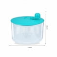 thumbnail image 2 of Manual Vegetable Spinner, Salad Rotator, Lettuce Spinner, Quick Drying Vegetable Fruit Lettuce Dryer Spinner with Bowl, 2 of 8
