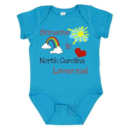 

Inktastic Someone in North Carolina Loves Me! Gift Baby Boy or Baby Girl Bodysuit